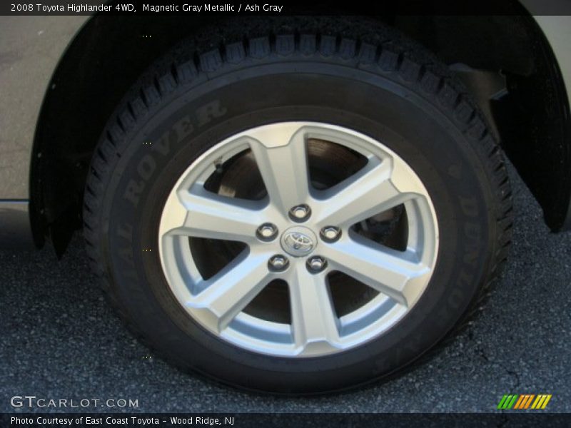 Magnetic Gray Metallic / Ash Gray 2008 Toyota Highlander 4WD