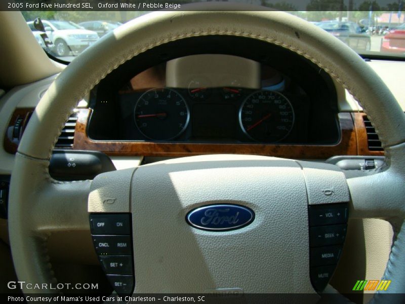 Oxford White / Pebble Beige 2005 Ford Five Hundred SEL