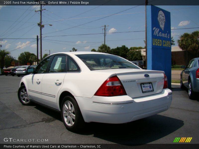 Oxford White / Pebble Beige 2005 Ford Five Hundred SEL