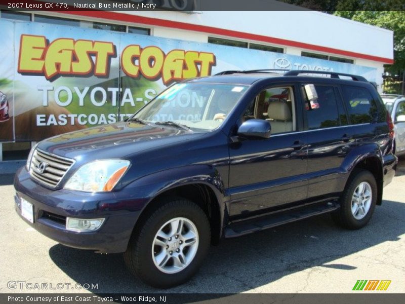 Nautical Blue Metallic / Ivory 2007 Lexus GX 470