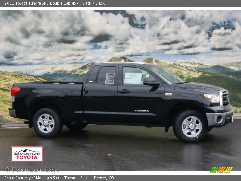 Black / Black 2011 Toyota Tundra SR5 Double Cab 4x4