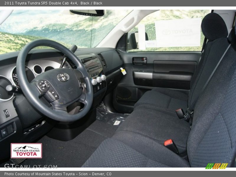 Black / Black 2011 Toyota Tundra SR5 Double Cab 4x4