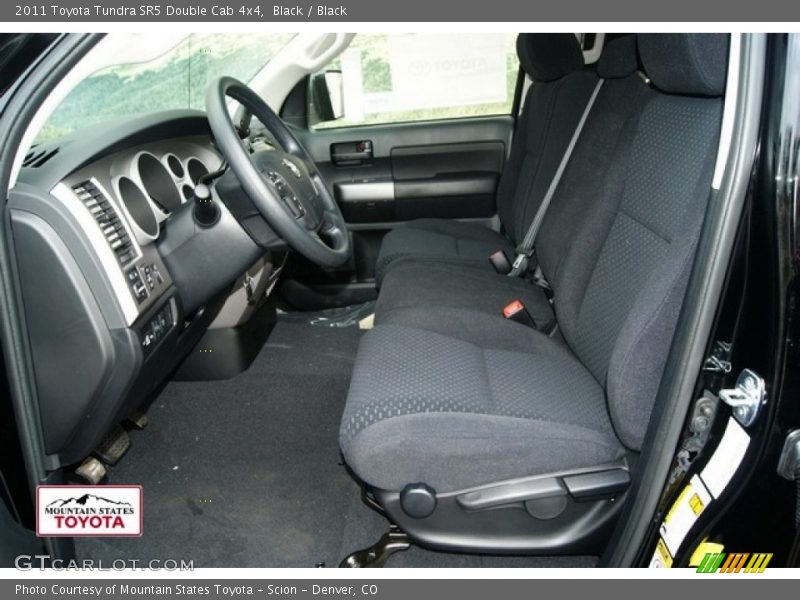 Black / Black 2011 Toyota Tundra SR5 Double Cab 4x4