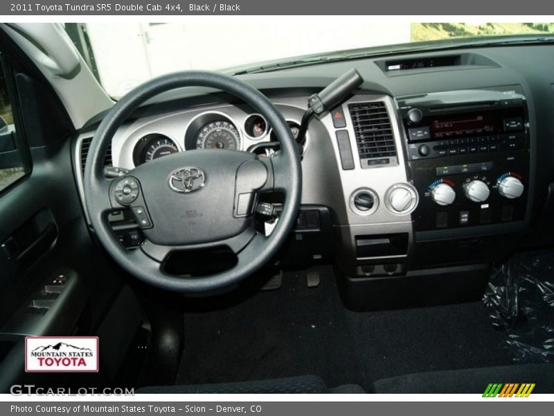 Black / Black 2011 Toyota Tundra SR5 Double Cab 4x4
