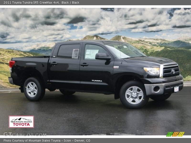 Black / Black 2011 Toyota Tundra SR5 CrewMax 4x4
