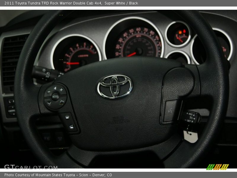 Super White / Black 2011 Toyota Tundra TRD Rock Warrior Double Cab 4x4