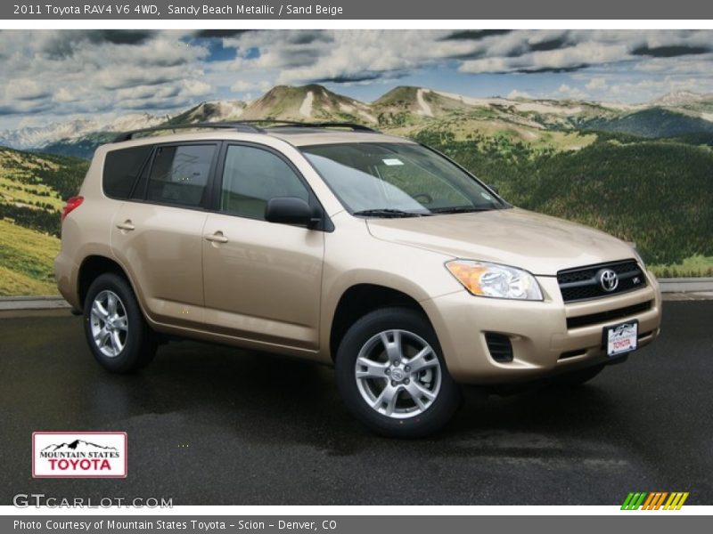 Sandy Beach Metallic / Sand Beige 2011 Toyota RAV4 V6 4WD