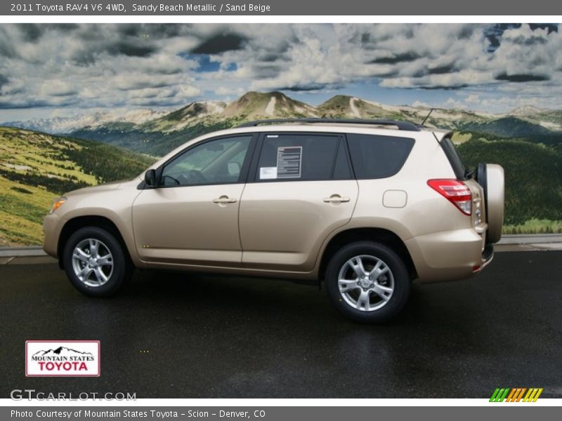 Sandy Beach Metallic / Sand Beige 2011 Toyota RAV4 V6 4WD