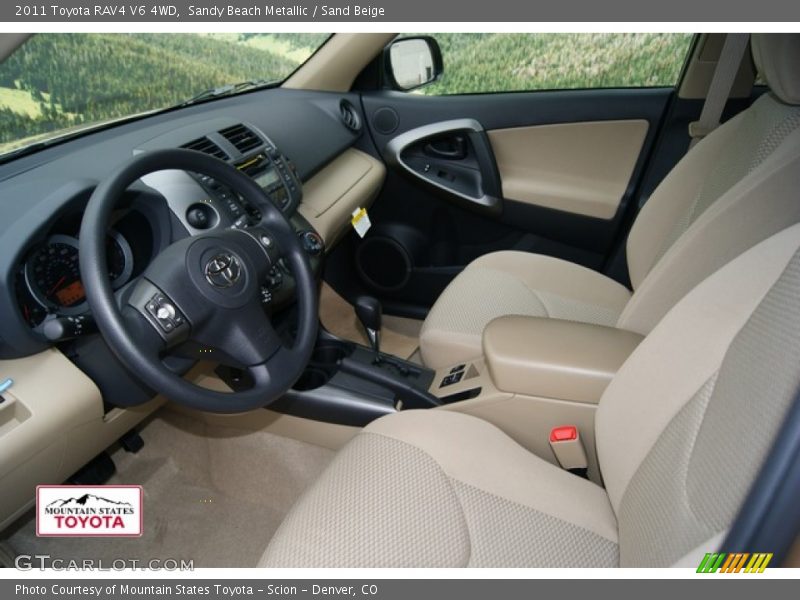 Sandy Beach Metallic / Sand Beige 2011 Toyota RAV4 V6 4WD