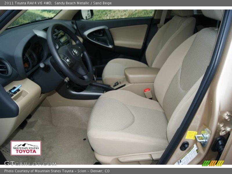 Sandy Beach Metallic / Sand Beige 2011 Toyota RAV4 V6 4WD