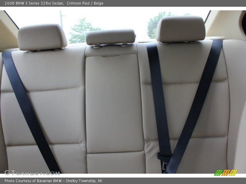 Crimson Red / Beige 2008 BMW 3 Series 328xi Sedan