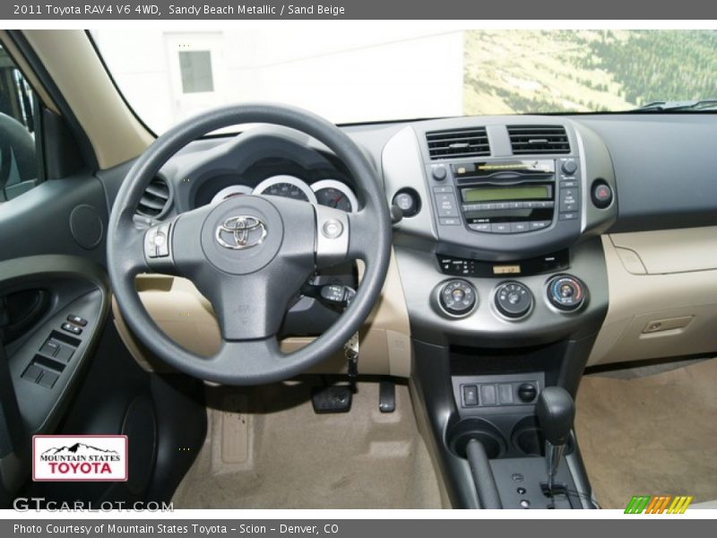 Sandy Beach Metallic / Sand Beige 2011 Toyota RAV4 V6 4WD