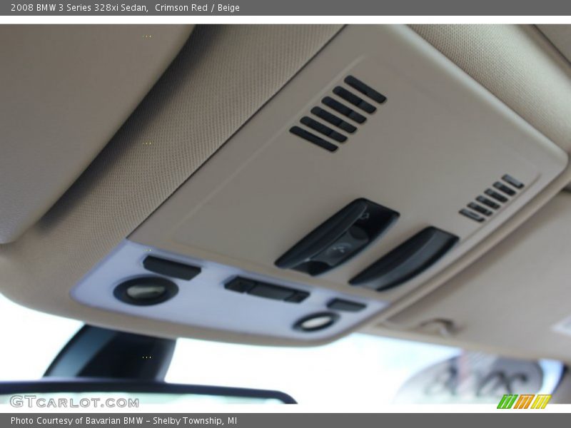 Crimson Red / Beige 2008 BMW 3 Series 328xi Sedan