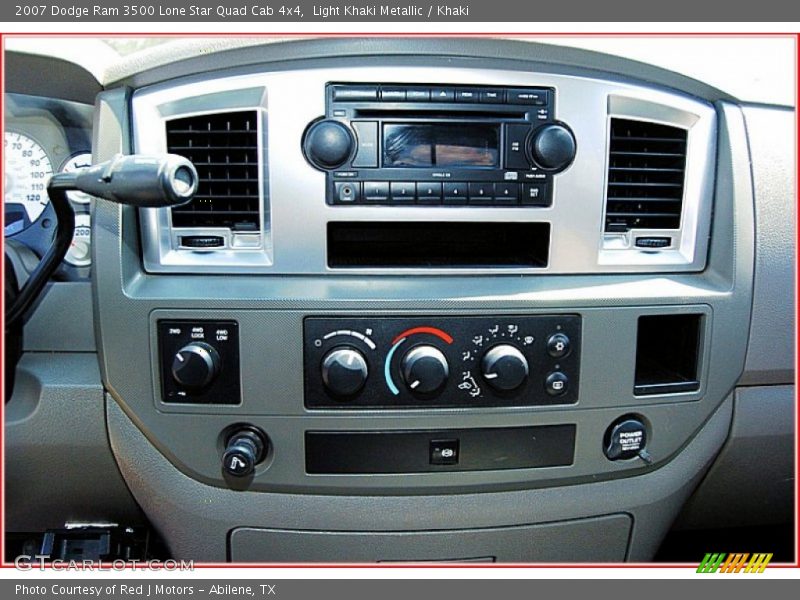 Controls of 2007 Ram 3500 Lone Star Quad Cab 4x4