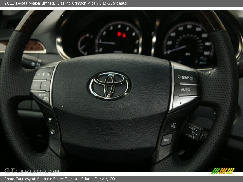 Sizzling Crimson Mica / Black/Bordeaux 2011 Toyota Avalon Limited