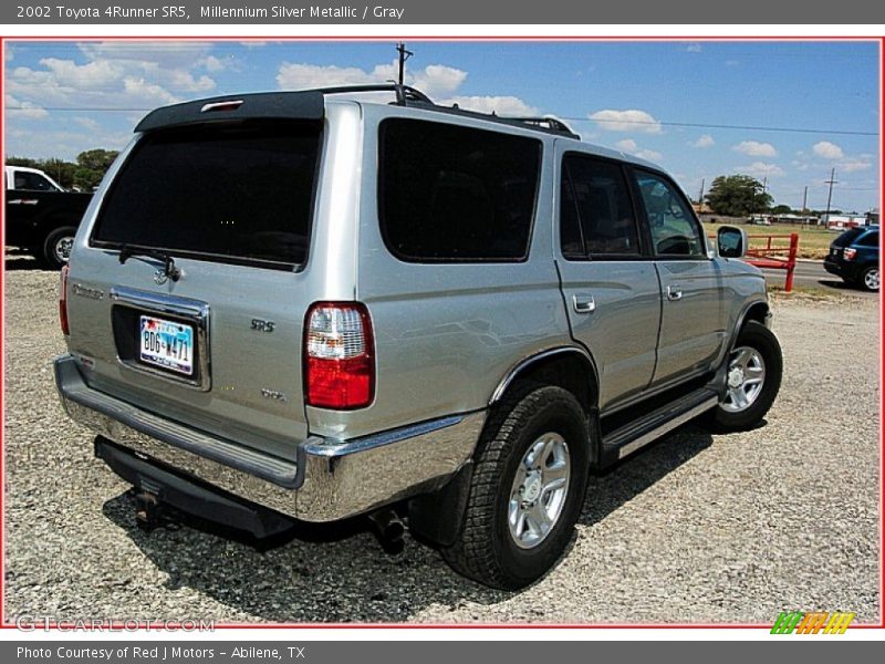 Millennium Silver Metallic / Gray 2002 Toyota 4Runner SR5