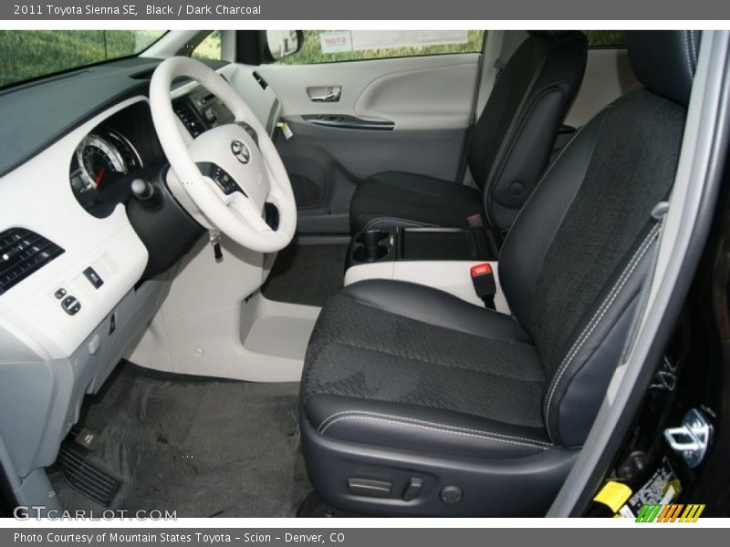 Black / Dark Charcoal 2011 Toyota Sienna SE