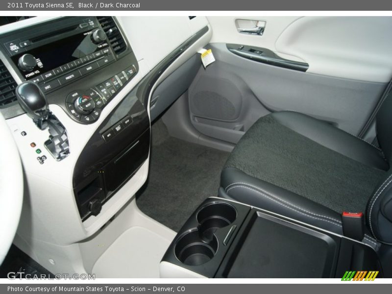 Black / Dark Charcoal 2011 Toyota Sienna SE