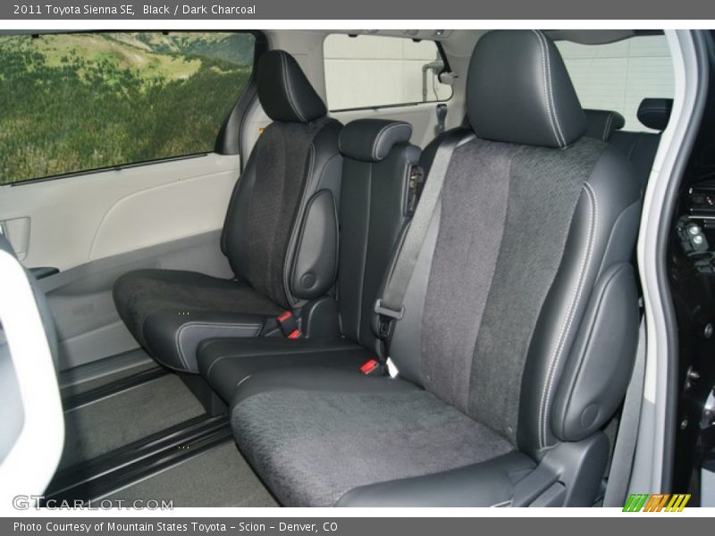 Black / Dark Charcoal 2011 Toyota Sienna SE