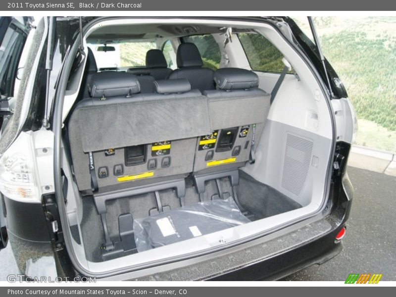 Black / Dark Charcoal 2011 Toyota Sienna SE