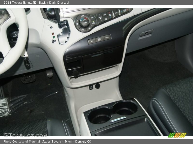 Black / Dark Charcoal 2011 Toyota Sienna SE