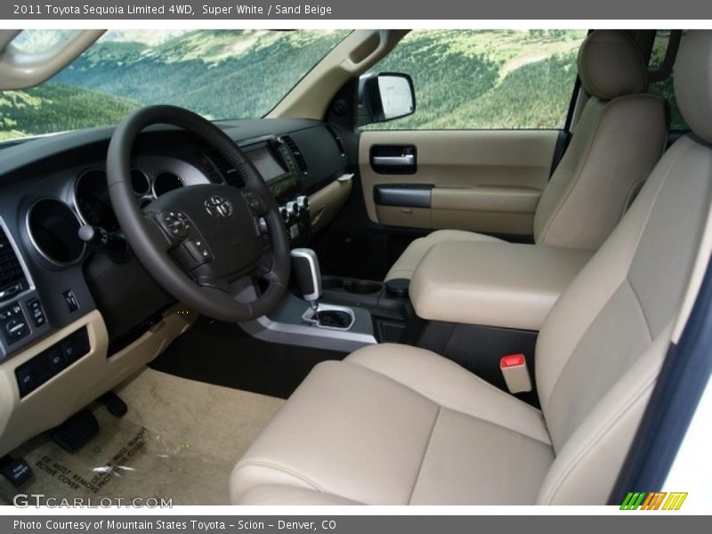  2011 Sequoia Limited 4WD Sand Beige Interior