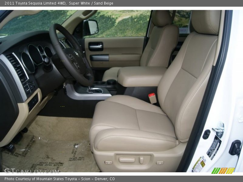  2011 Sequoia Limited 4WD Sand Beige Interior