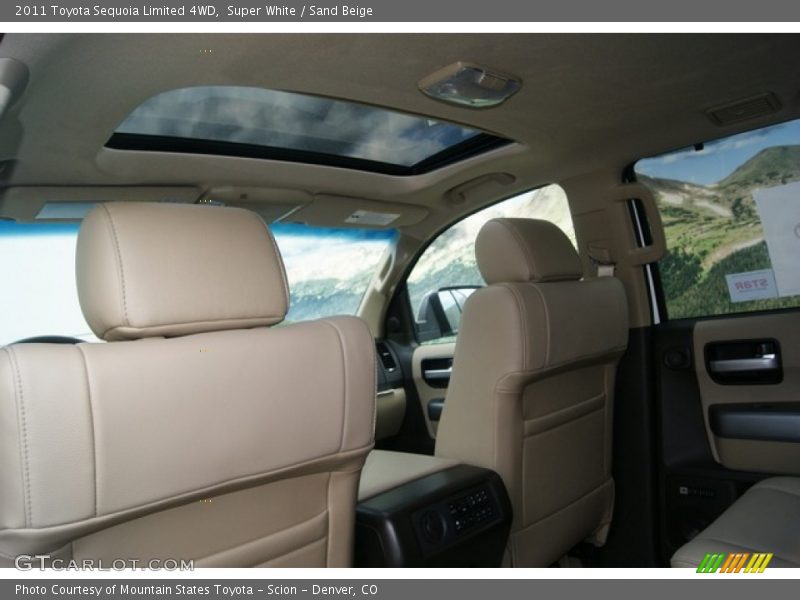 Super White / Sand Beige 2011 Toyota Sequoia Limited 4WD