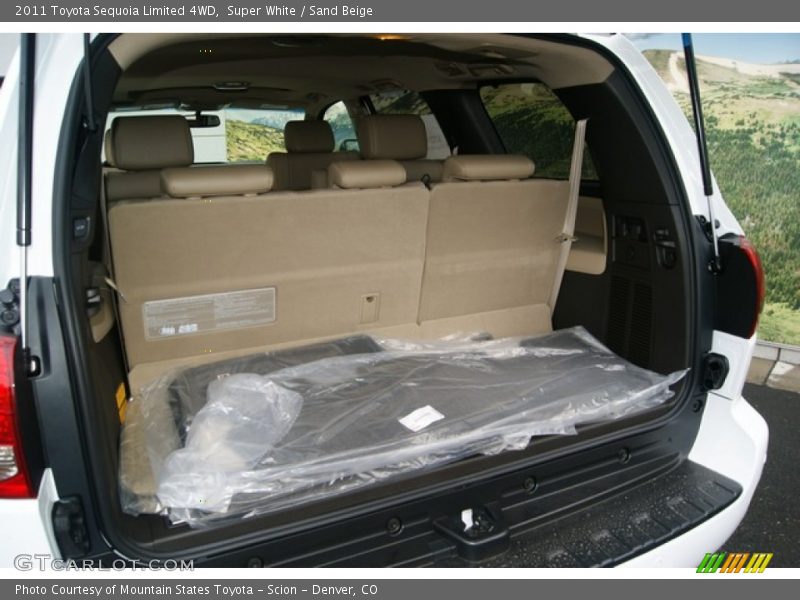 Super White / Sand Beige 2011 Toyota Sequoia Limited 4WD