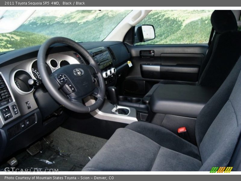Black / Black 2011 Toyota Sequoia SR5 4WD