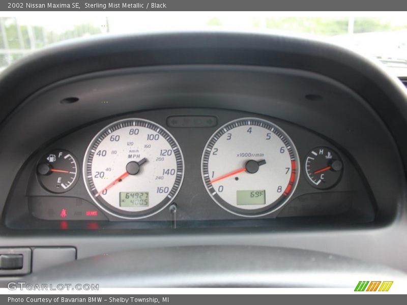  2002 Maxima SE SE Gauges
