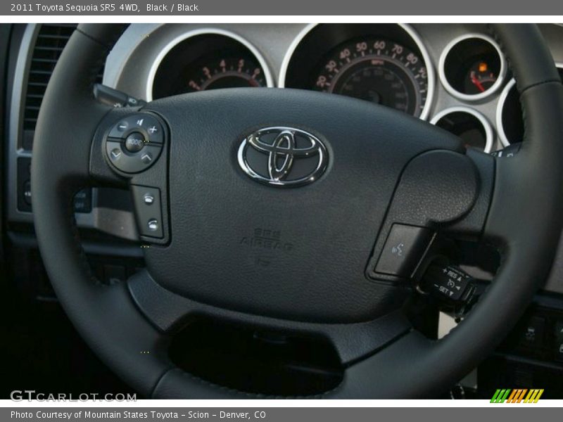 Black / Black 2011 Toyota Sequoia SR5 4WD
