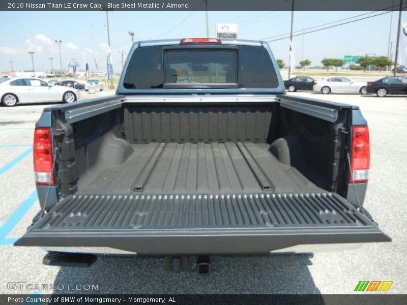 Blue Steel Metallic / Almond 2010 Nissan Titan LE Crew Cab