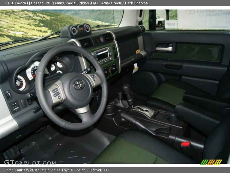  2011 FJ Cruiser Trail Teams Special Edition 4WD Dark Charcoal Interior