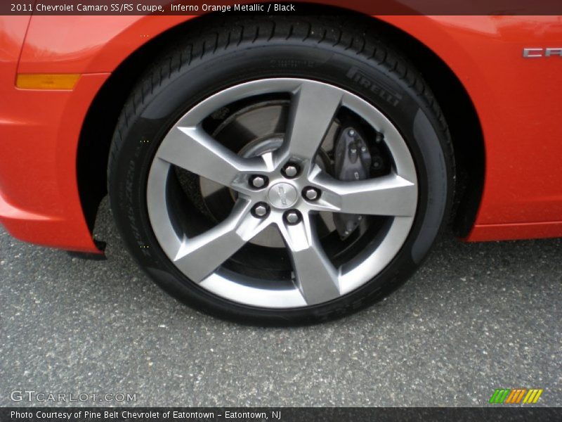 Inferno Orange Metallic / Black 2011 Chevrolet Camaro SS/RS Coupe