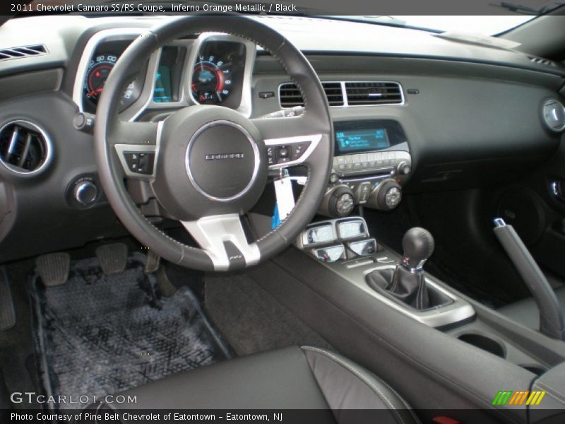 Inferno Orange Metallic / Black 2011 Chevrolet Camaro SS/RS Coupe