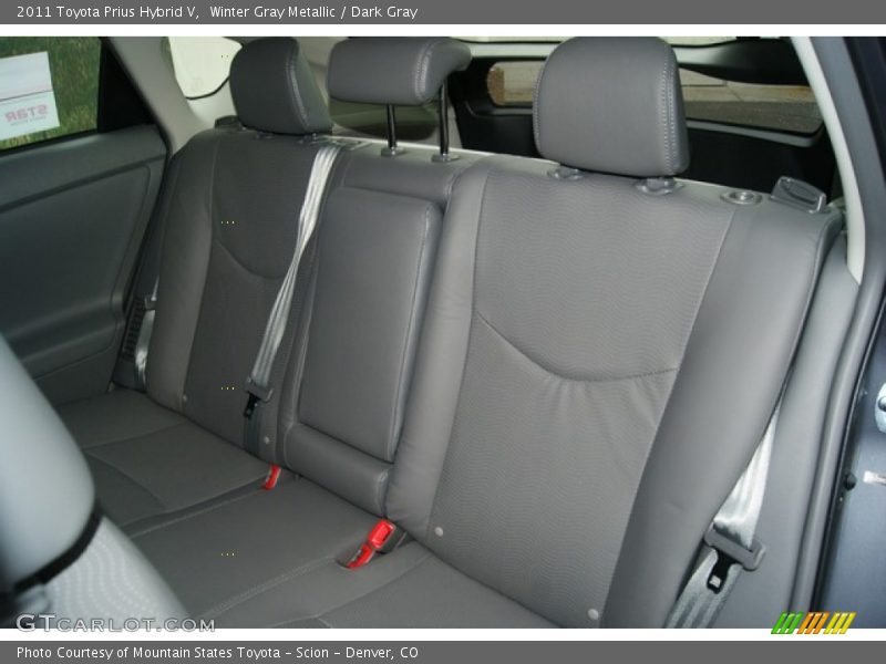 Winter Gray Metallic / Dark Gray 2011 Toyota Prius Hybrid V