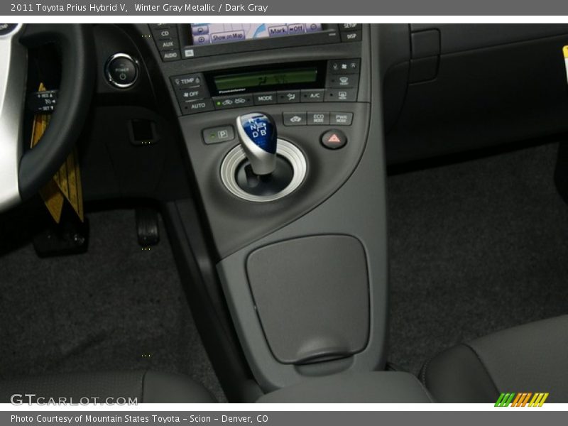 Winter Gray Metallic / Dark Gray 2011 Toyota Prius Hybrid V