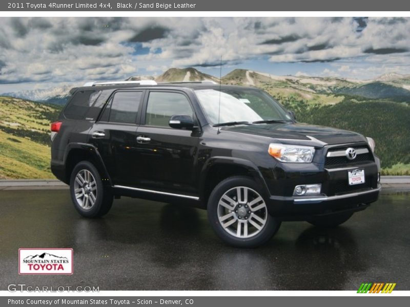 Black / Sand Beige Leather 2011 Toyota 4Runner Limited 4x4