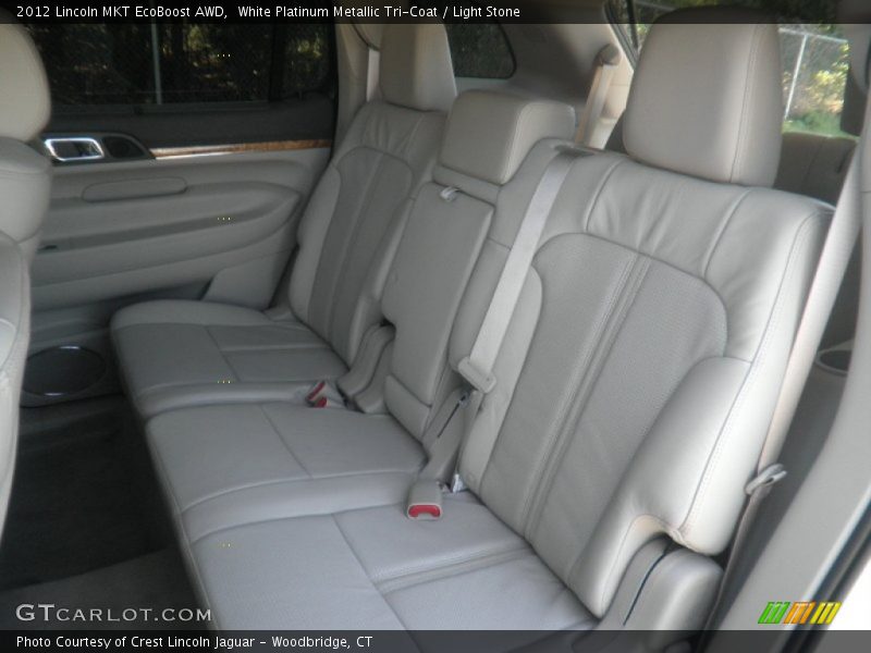 White Platinum Metallic Tri-Coat / Light Stone 2012 Lincoln MKT EcoBoost AWD