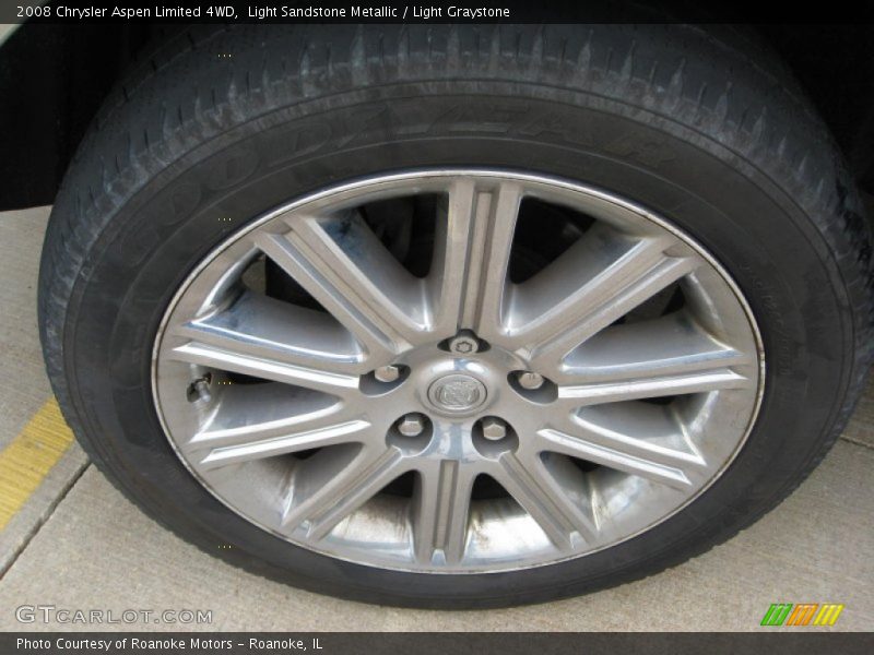 Light Sandstone Metallic / Light Graystone 2008 Chrysler Aspen Limited 4WD