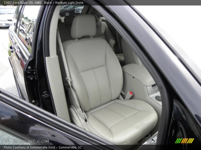 Black / Medium Light Stone 2007 Ford Edge SEL AWD