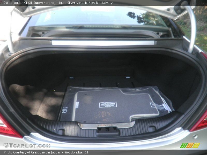 Liquid Silver Metallic / Jet Black/Ivory 2011 Jaguar XJ XJL Supercharged