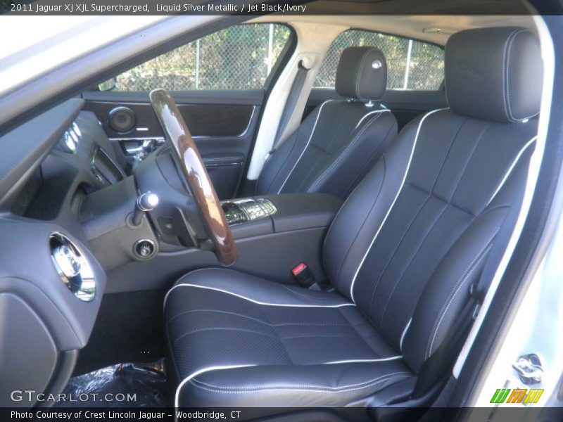  2011 XJ XJL Supercharged Jet Black/Ivory Interior