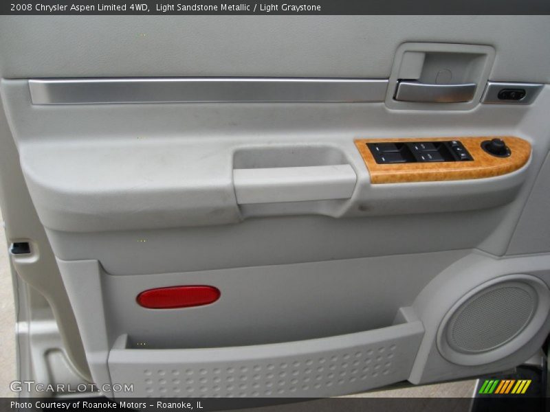 Light Sandstone Metallic / Light Graystone 2008 Chrysler Aspen Limited 4WD