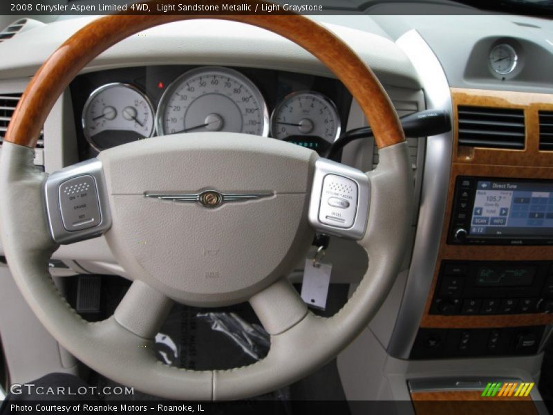Light Sandstone Metallic / Light Graystone 2008 Chrysler Aspen Limited 4WD