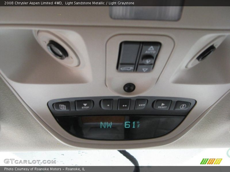 Light Sandstone Metallic / Light Graystone 2008 Chrysler Aspen Limited 4WD