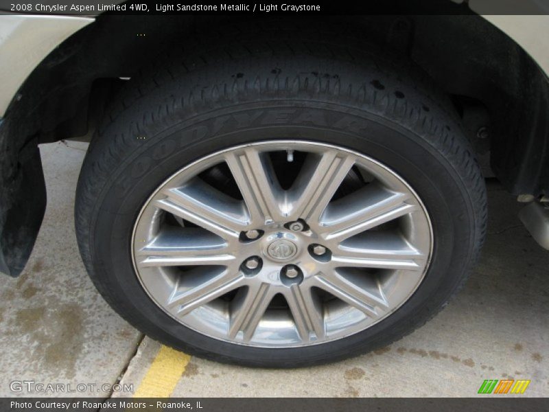 Light Sandstone Metallic / Light Graystone 2008 Chrysler Aspen Limited 4WD