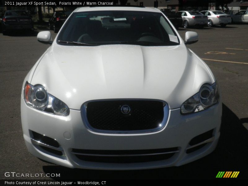 Polaris White / Warm Charcoal 2011 Jaguar XF Sport Sedan