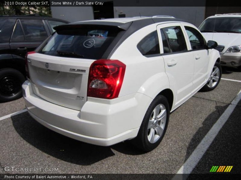 Stone White / Dark Slate Gray 2010 Dodge Caliber SXT